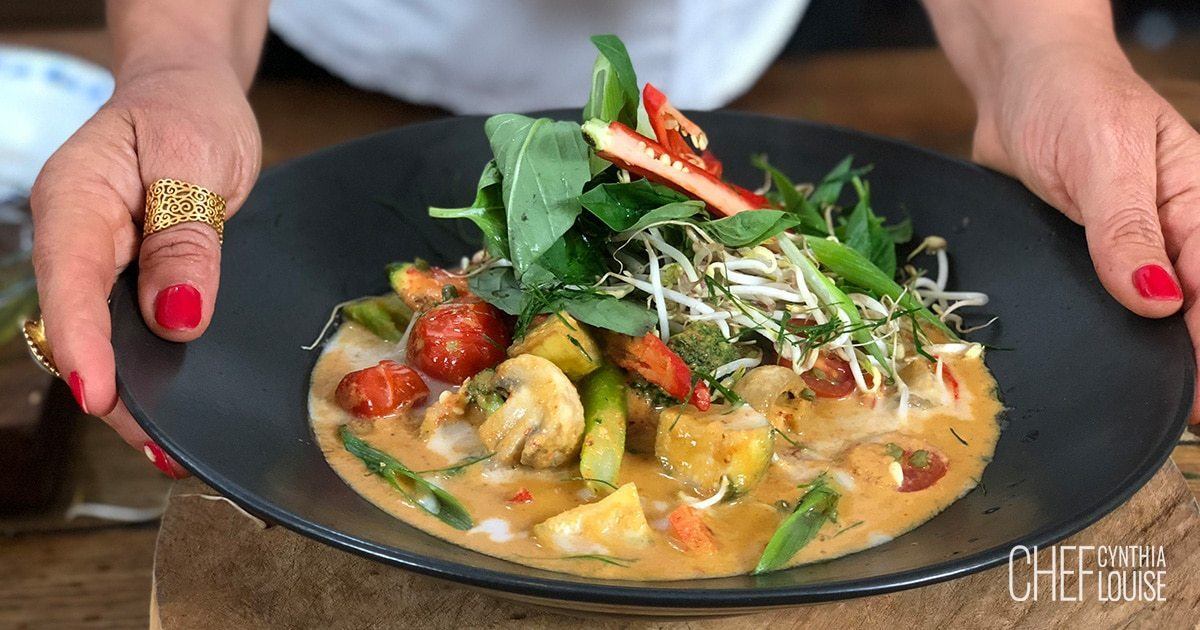 Homemade Vegetarian Thai Red Curry Recipe With Paste